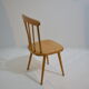 Chaise enfant en bois 1950