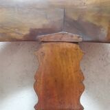 Fauteuil de bureau en noyer massif XIX°