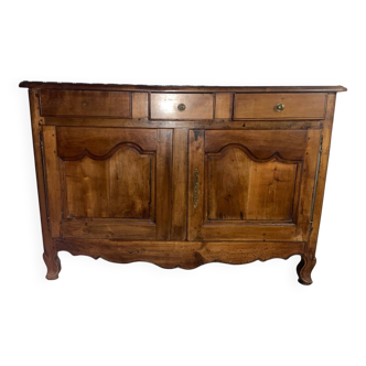 Antique buffet commode in modern rustic walnut