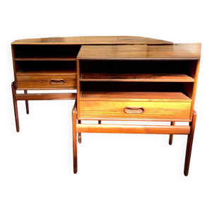 Paire de chevet en teck - arne vodder