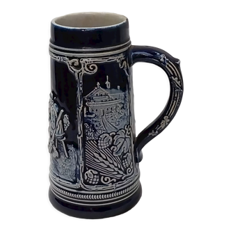German blue mug