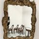 Louis XV mirror in carved gilded wood, late 18th century
