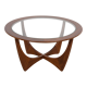 Round Astro Coffee Table in Teak by Victor Wilkins for G-Plan, 1960s
