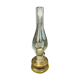 Lampe à pétrole verre en cristal Czechoslovakia