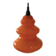 Suspension en opaline orange