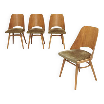 Lot de 4 chaises modèle 514 par Radomir Hofman pour Ton 1960