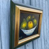 Oil painting on canvas, still life