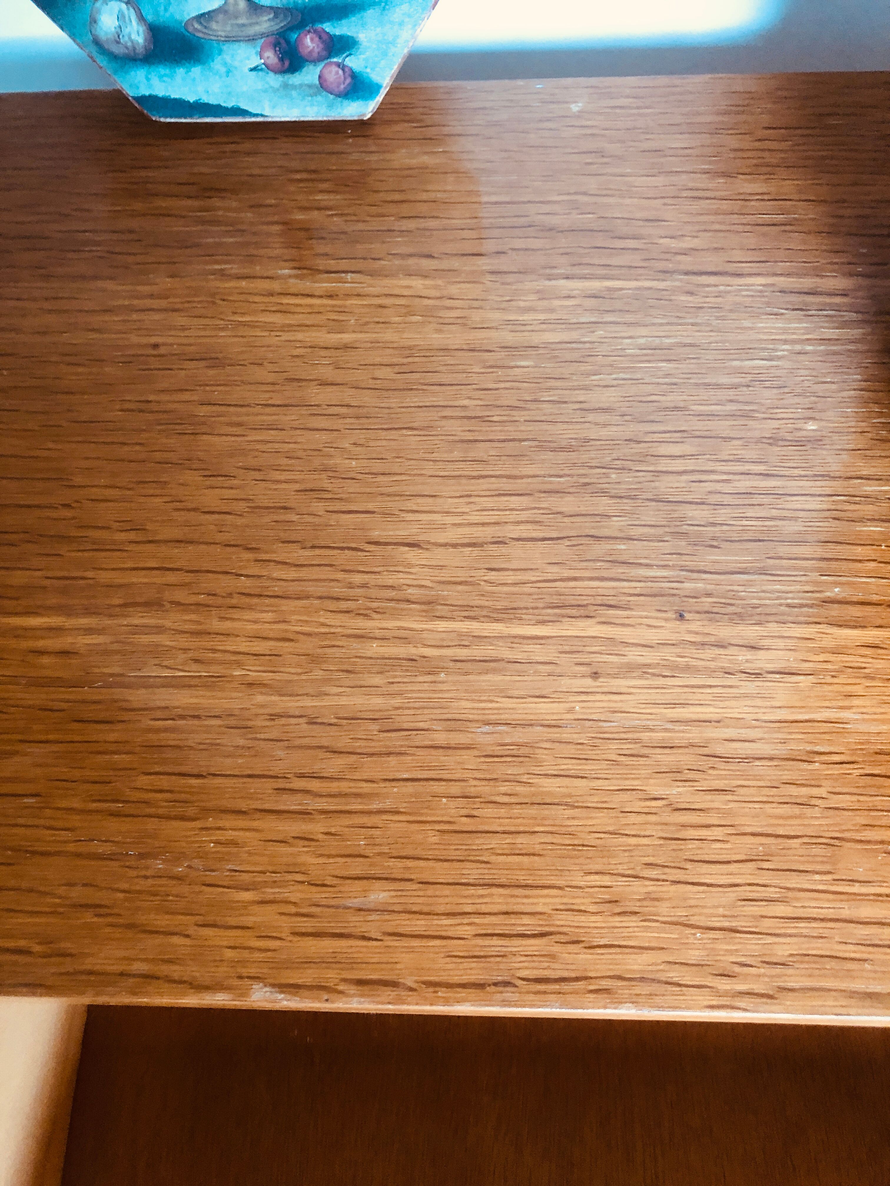 Vintage wooden bedside table