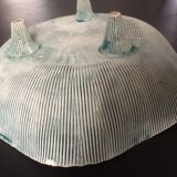 Scarified free-form tripod ceramic cup 50s /60