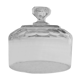 Carved crystal cheese bell
