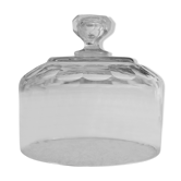 Carved crystal cheese bell