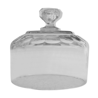 Carved crystal cheese bell