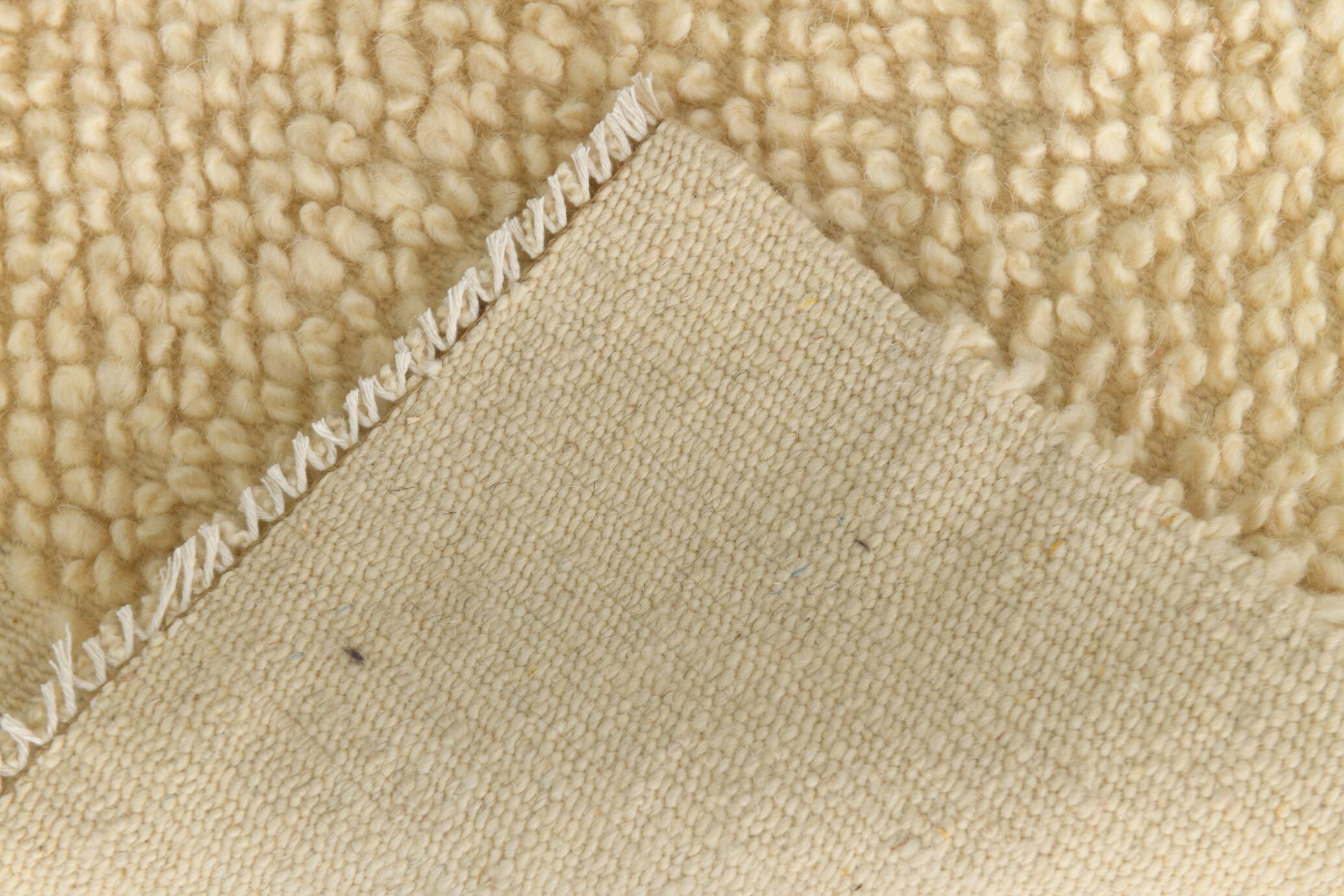 Paillasson turc moderne beige crème 2x3, 60x93 cm