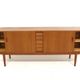 Scandinavian teak sideboard "Trio", Nils Jonsson, Troeds, Sweden, 1960