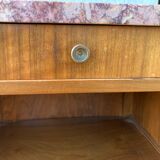 Bedside Art deco in walnut