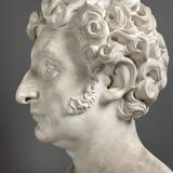 Plaster bust of a man