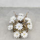 Table basse en laiton 'flowers' Hollywood regency