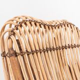 Armchair made of cane and rattan