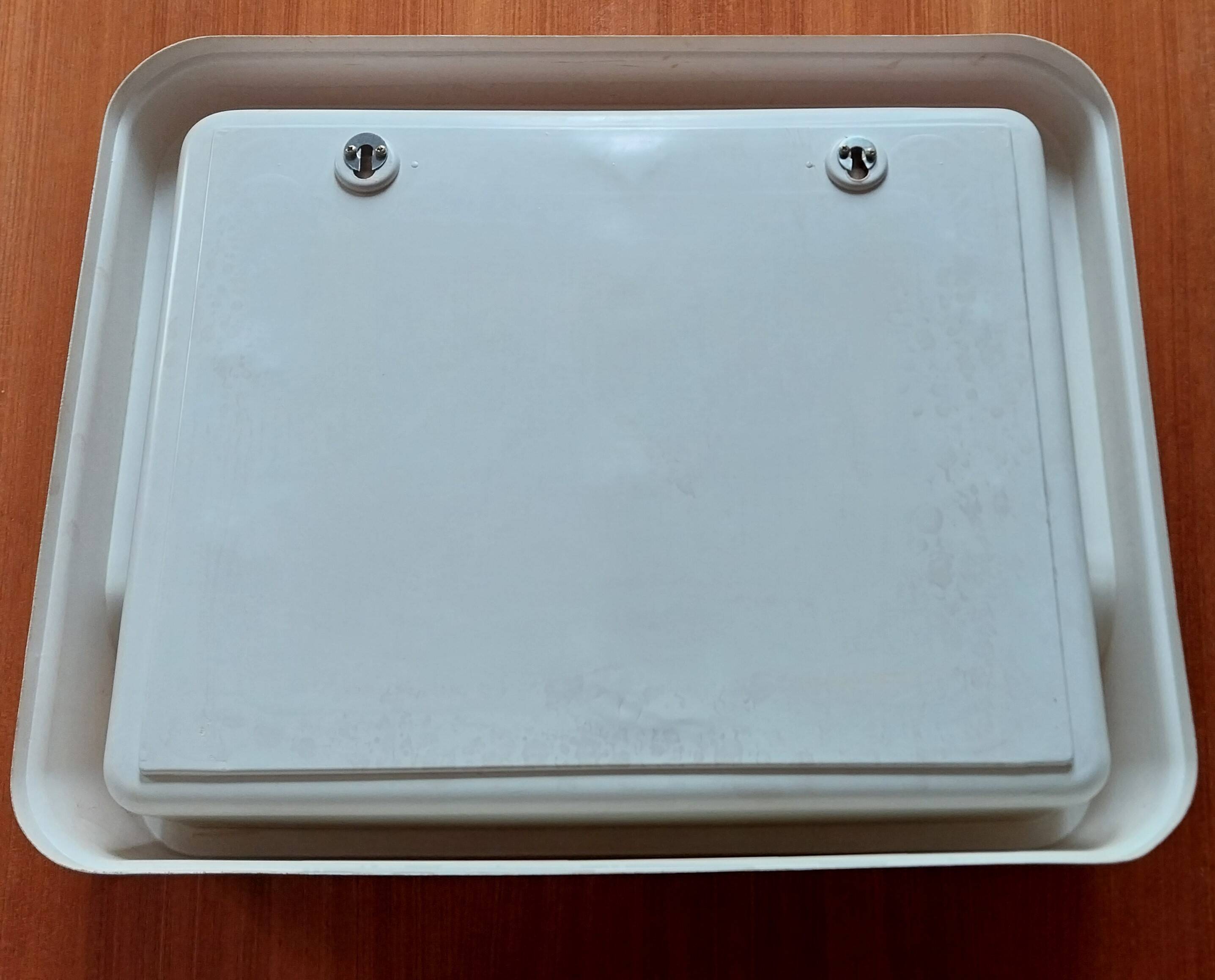 Vintage plastic bathroom mirror from the 70s prisunic style Marc Held