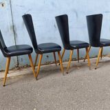 Lot of 4chaises Bauman essor