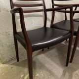 5 Fauteuils scandinave Niels o Møllers Møbelfabrik modéle 62
