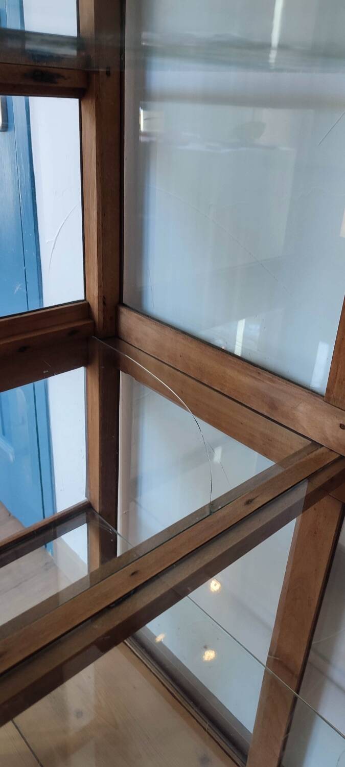 Old store window