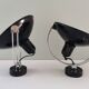 Pair of metal wall lamps 70s