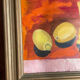 Oil on canvas modern still life signed