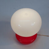 All glass table lamp by Valasske Mezirici, 1970s