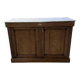 Oak and marble counter 1950