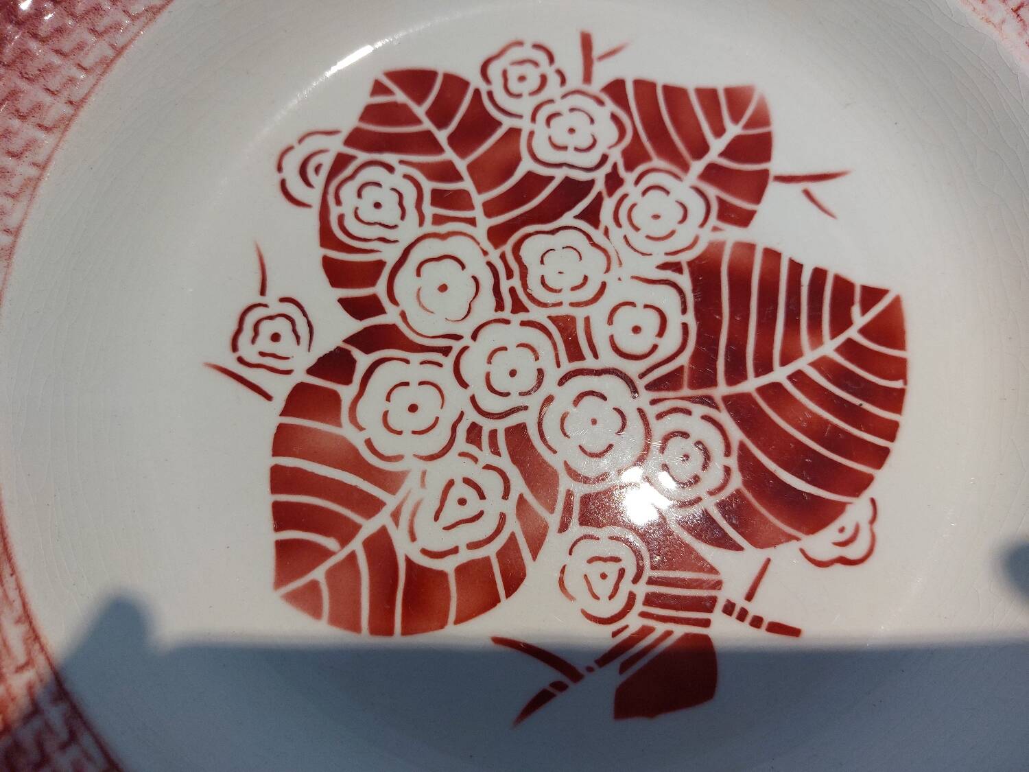 Round dish KG Lunéville France