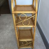 Rattan shelf