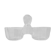 Pepper salty moulded glass