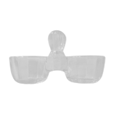 Pepper salty moulded glass