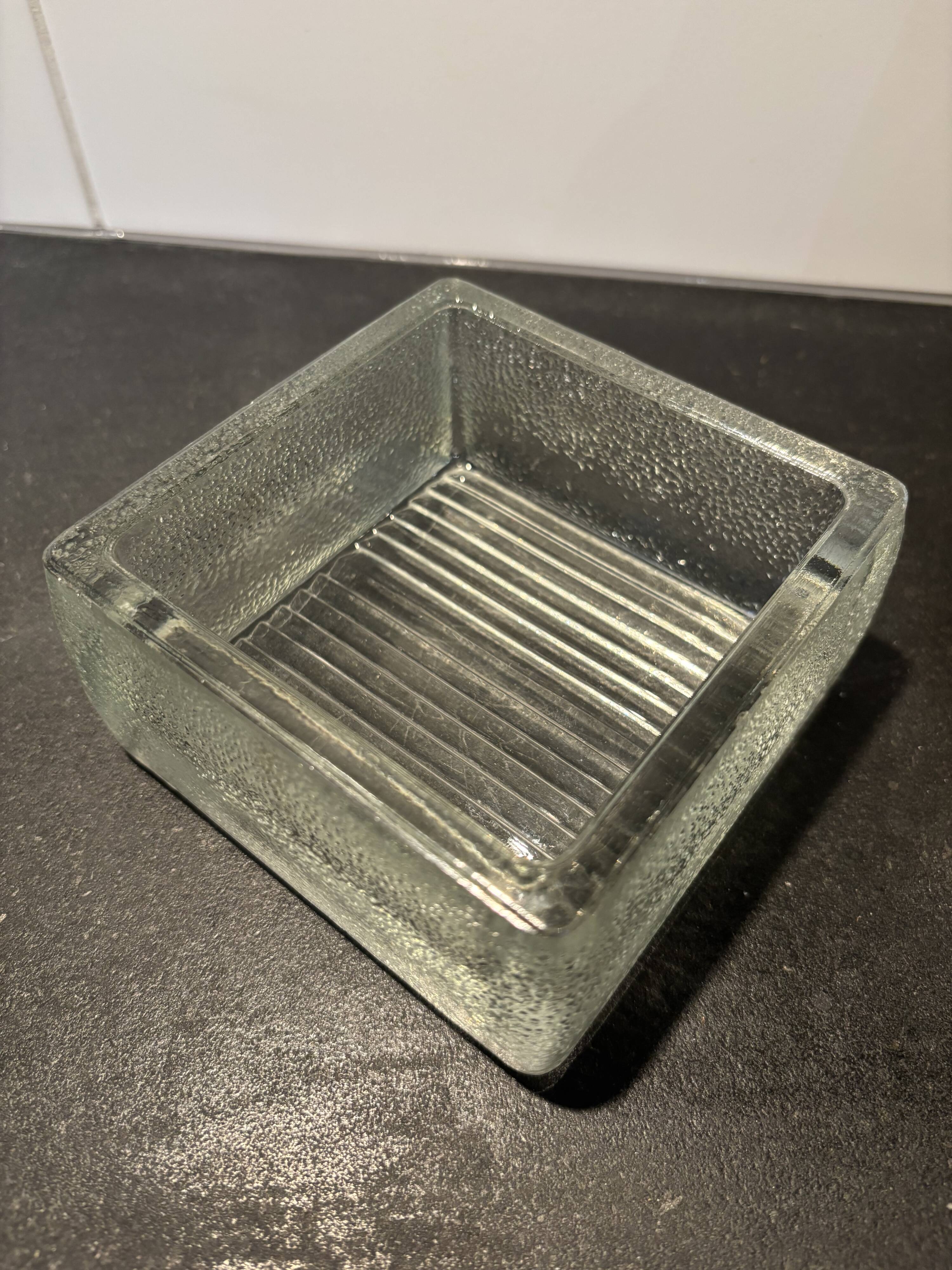 Pocket Ashtray Glass Block LUMAX - Le Corbusier