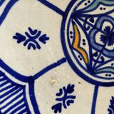 Cobalt blue Moroccan plate