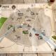 Old school map of Paris