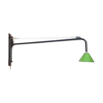 Wall light wall gallows JIB 120 black and green