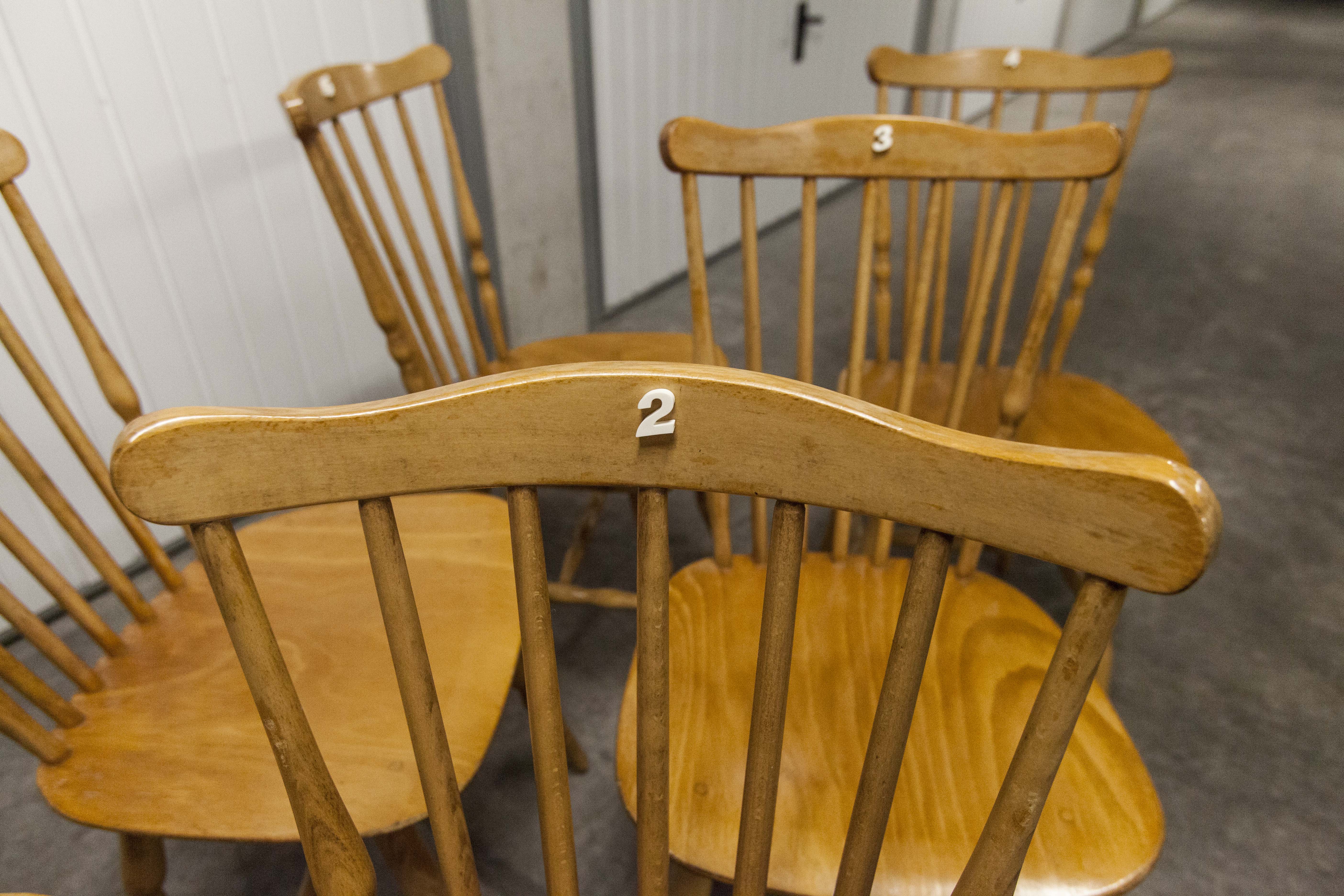 Set of 8 Baumann chairs "Florida"