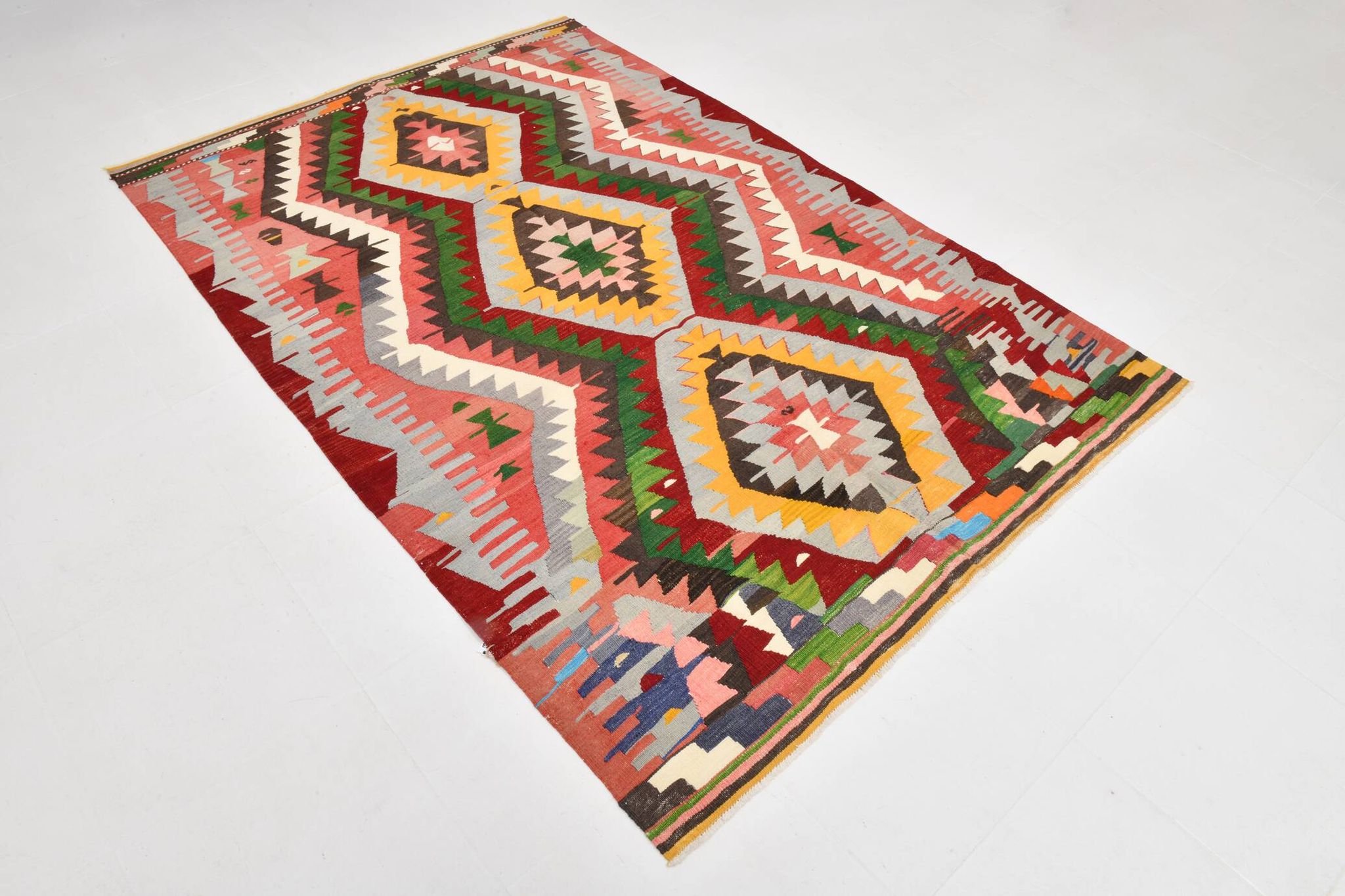 5x7 Tribal Handwoven Kilim Rug, 155x232Cm