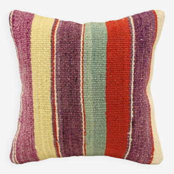 Oreiller kilim turc, 30x30 cm