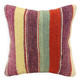 Turkish kilim pillow,30x30 cm