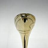 Italian tall all brass torchiere floor lamp, marked