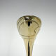 Italian tall all brass torchiere floor lamp, marked