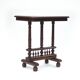 Renaissance-style wooden table or console, antique furniture, side table.