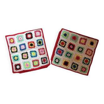 Crochet cushion