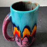 Ricard ceramic pitcher signed o.conguis