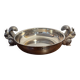 Silver-plated catchall with squirrels, 20th century.