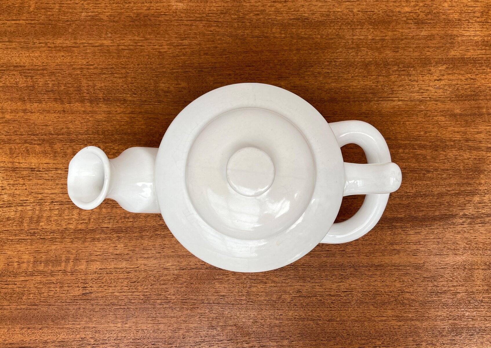 Vintage Danish ceramic teapot by Pollas Design, 1970s.