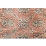 Vintage Turkish Oushak Handmade Wool Cotton Orange Runner 70x318